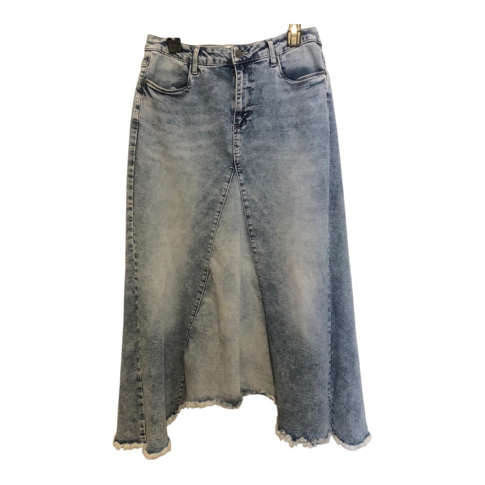 Wash Lab Selma Pieced Denim Maxi Skirt size 30